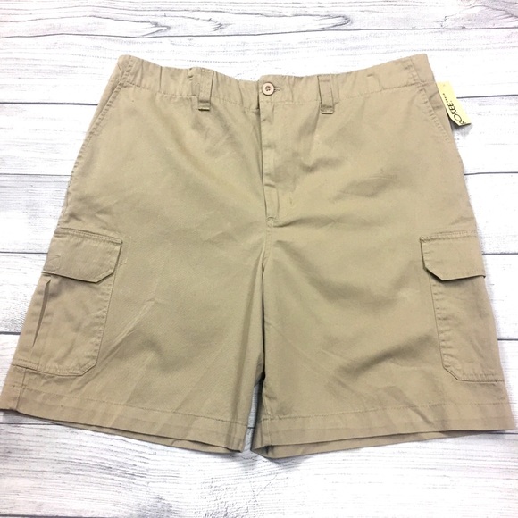 Cherokee Other - CHEROKEE Men’s Khaki Cargo Shorts SIZE Large